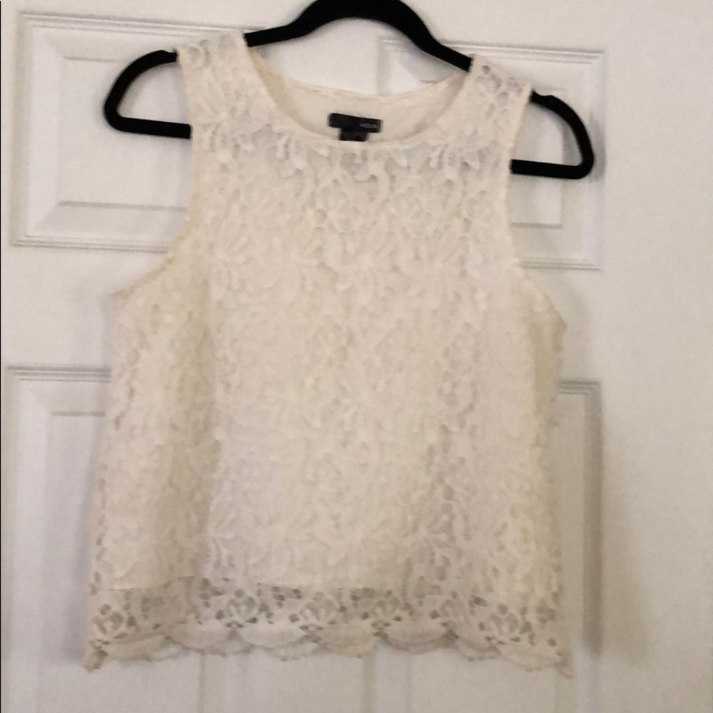 Aqua Lace top